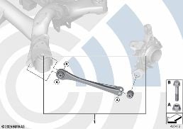REPAIR KIT FOR TRAILING ARM