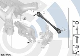 REPAIR KIT FOR TRACK CONTROL ARM diagram for BMW 4 Series F32 435iX