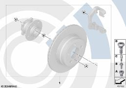 REPAIR KIT FOR WHEEL BEARING, REAR diagram for BMW 4 Series F32 435iX