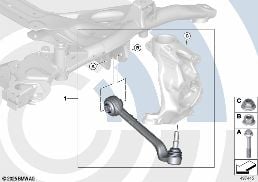 REPAIR KIT FOR WISHBONE diagram for BMW 4 Series F32 435iX