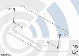 REPAIR KIT FOR ANTI-ROLL BAR LINKS diagram for BMW MINI Cabrio F57 LCI Cooper