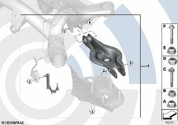 REPAIR KIT CAMBER CONTROL ARM diagram for BMW 4 Series F32 435iX