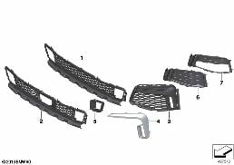 M TRIM DECOR ELEMENTS, FRONT