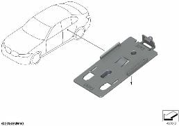 CONTROL UNIT HOLDER SEAT HEATING diagram for BMW 3 Series G20 Sedan 320d