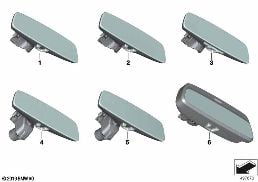 INTERIOR MIRROR diagram for BMW 8 Series G14 Convertible 840dX
