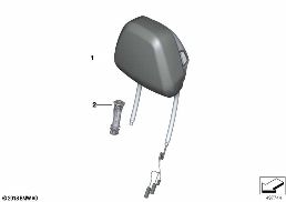 SEAT, FRONT, HEAD RESTRAINT, BASE SEAT