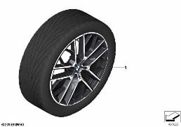 BMW LA WHEEL M PERF. DOUB.SP.555M-19
