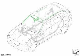 Jeu de câbles toit diagram for BMW X5 G05 40iX