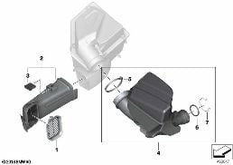 AIR DUCT diagram for BMW 3 Series G21 Touring 320i