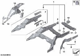 REAR WHEELHOUSE/FLOOR PARTS