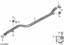 EXHAUST SYSTEM,FRONT/INTERMEDIATE PIPES