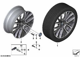 BMW LA WHEEL STAR SPOKE 817M - 20