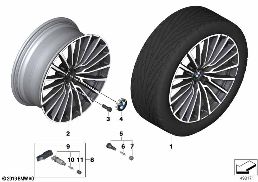 BMW LA WHEEL MULTI-SPOKE 777 - 20