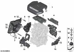 ENGINE ACOUSTICS diagram for BMW 2 Series F45 Active Tourer LCI 216d