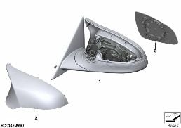 추가장착,M 외부백미러 diagram for BMW 2 Series F87 M2 M2