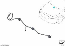 SINGLE PARTS FOR WINDSHIELD CLEANING diagram for BMW 1 Series F40 M135iX