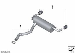 M Performance Parts diagram for BMW 3 Series G20 Berlina LCI 330iX