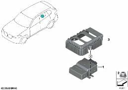 Sterownik pompy paliwowej diagram for BMW X5 G05 40iX