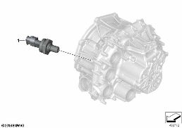 Druksensoren 7DCT300 diagram for BMW X1L F49 LCI X1 25Li