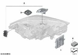 SINGLE PARTS, HEADLIGHT ELECTRONICS