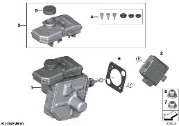 POWER BRAKE diagram for BMW 7 Series G11 LCI 730dX