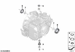 GA8G45AW MOUNTED PARTS/SEALS