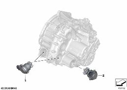 Actuatorpomp / koelpomp 7DCT300 diagram for BMW X1L F49 LCI X1 25Li