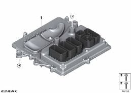 BASE CONTROL UNIT DME / MEVD 172G diagram for BMW 1 Series F21 M135i