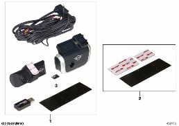 MINI ADVANCED CAR EYE 2 diagram for BMW MINI Countryman F60 Cooper