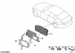 AMPLIFIER / BRACKET diagram for BMW 3 Series G20 Sedan 320dX