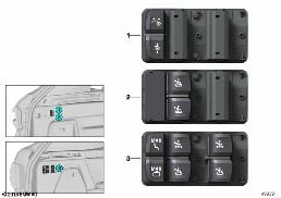 Bloc de commande compartiment à bagages diagram for BMW X5 G05 40iX