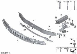 CARRIER, FRONT diagram for BMW 4 Series F32 428i
