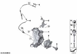 CARRIER / WHEEL BEARING, FRONT