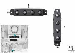 Unité de commande console centrale diagram for BMW Rolls-Royce Cullinan RR31 Cullinan