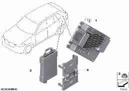 RECEIVER AUDIO MODULE diagram for BMW X3 G01 30eX