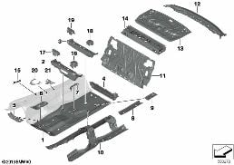 PARTITION TRUNK/FLOOR PARTS
