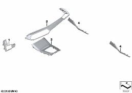 Individualholz Fineline zwart diagram for BMW X5 G05 40iX