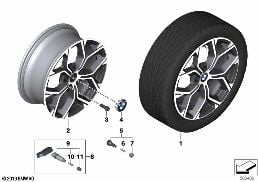 BMW LA WHEEL Y-SPOKE 579 - 18