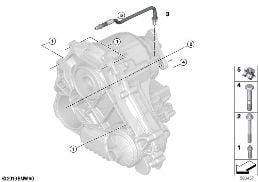 GEARBOX MOUNTING / VENTILATION diagram for BMW 4 Series G26 Gran Coupé 420dX