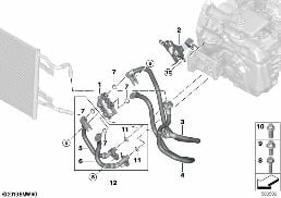TRANSMISSION OIL COOLER LINE