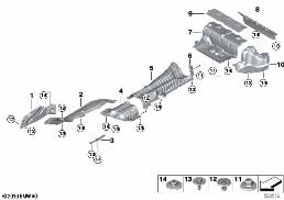 HEAT INSULATION diagram for BMW 3 Series G21 Touring LCI 320d