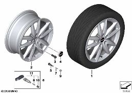 MINI LA WHEEL JCW GRIP SPOKE 815 - 18