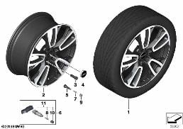 MINI LA WHL.JCW CIRCUIT SPOKE 592 - 19