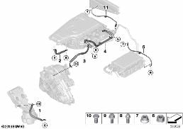 接地導線 diagram for BMW X5 F15 40eX