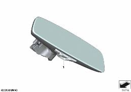 INT.R.V.MIR.W/.INTEGRATED GAR.DR.OPENER diagram for BMW 2 Series F45 Active Tourer LCI 218dX