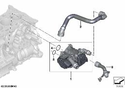 ENGINE COOLING HEAT MANAGEMENT diagram for BMW X3 G01 LCI 30i