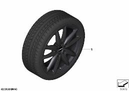 WINTER WHEEL W.TIRE JCW GRIP SP.815-18