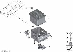 48-V BATTERY diagram for BMW 3 Series G20 Sedan LCI 320d