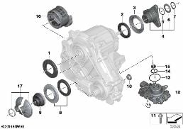 TRANSFER CASE SINGLE PARTS ATC 13
