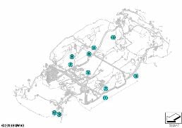 PLUG CONNECTION FROM E76*1B-->E86*1B diagram for BMW 3 Series G20 Sedan LCI 320d